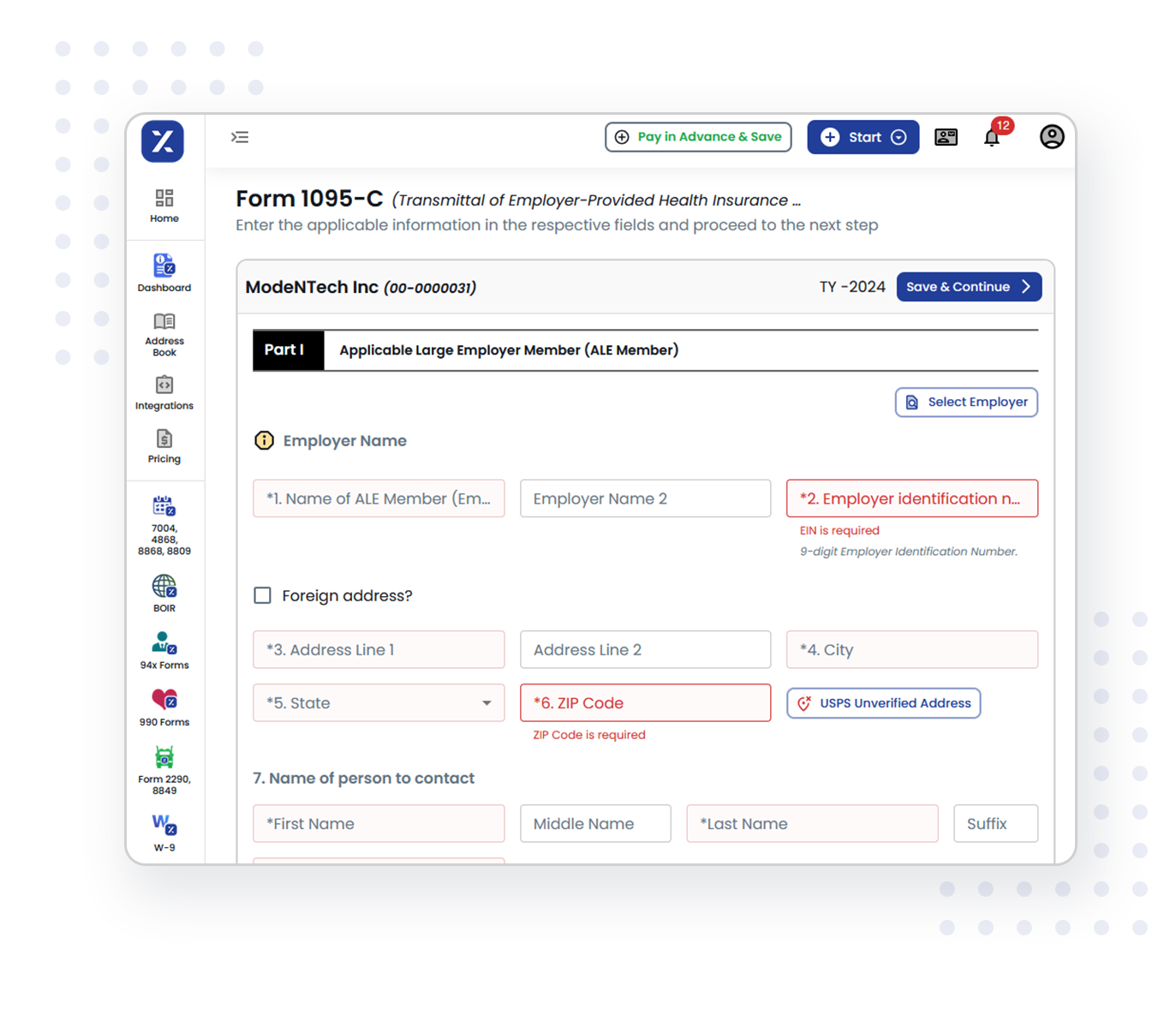 Simplify your 1095-C forms filing in just Three steps