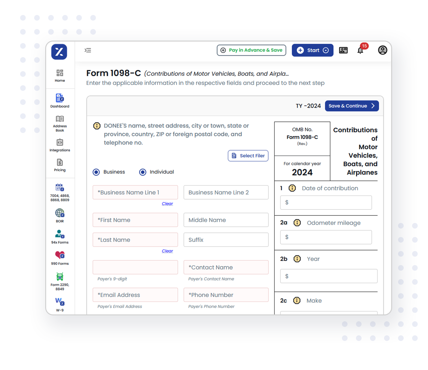 TaxZerone’s 3-Step Process for Completing Form 1098-C