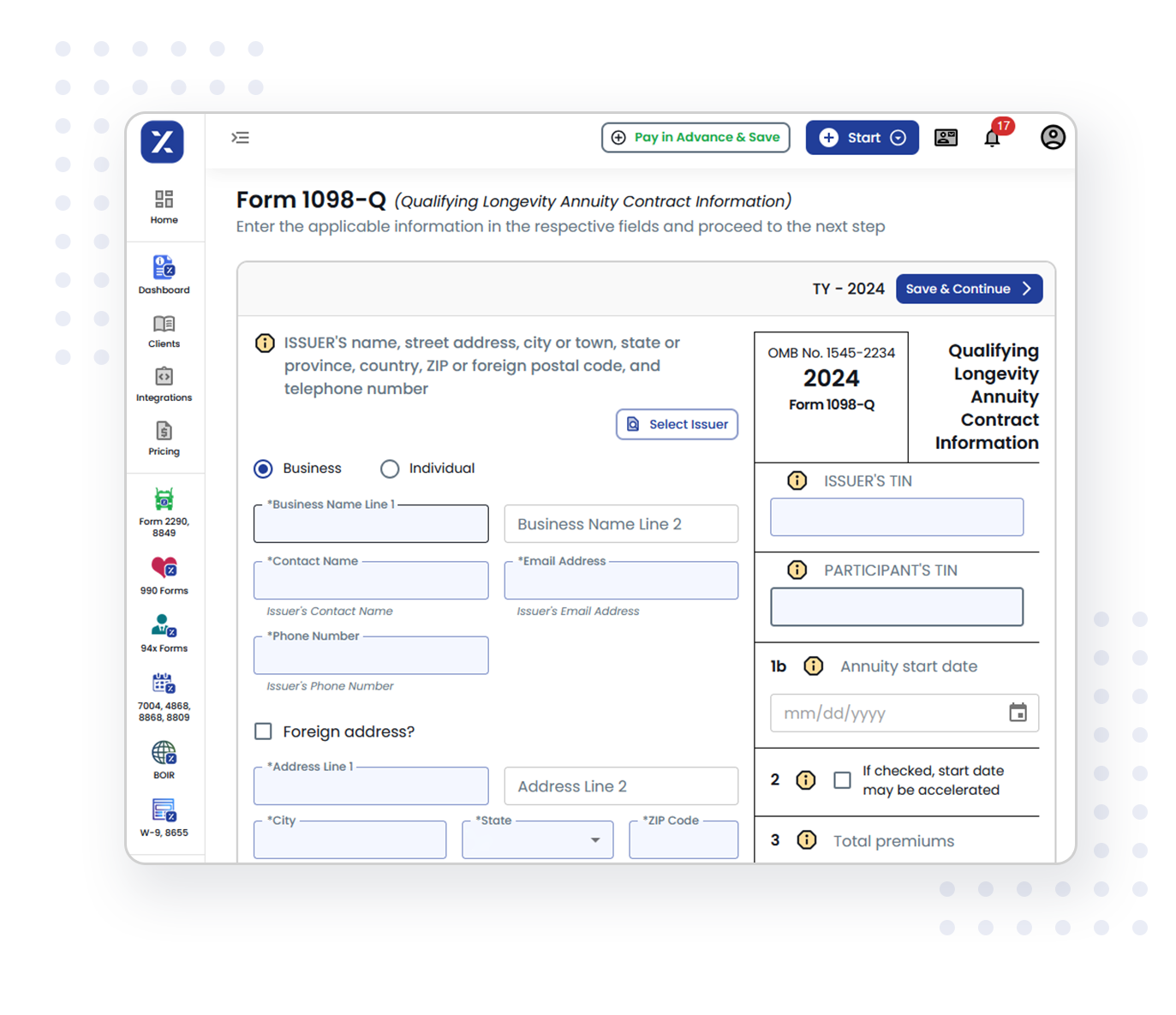 3 Quick Steps to File Form 1098-Q Online with TaxZerone 