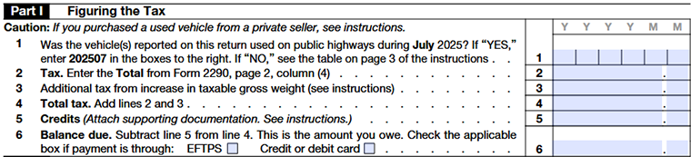 Part I - Figuring the Tax