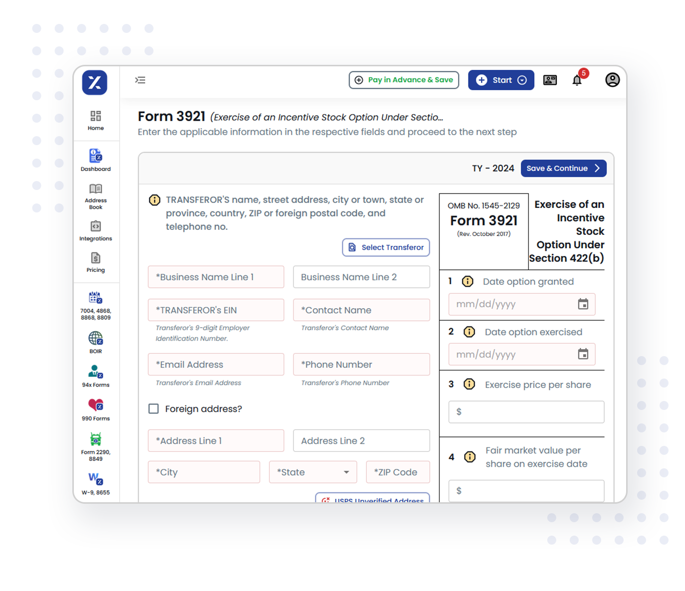Simple Steps to File Your 3921 Tax Form with TaxZerone