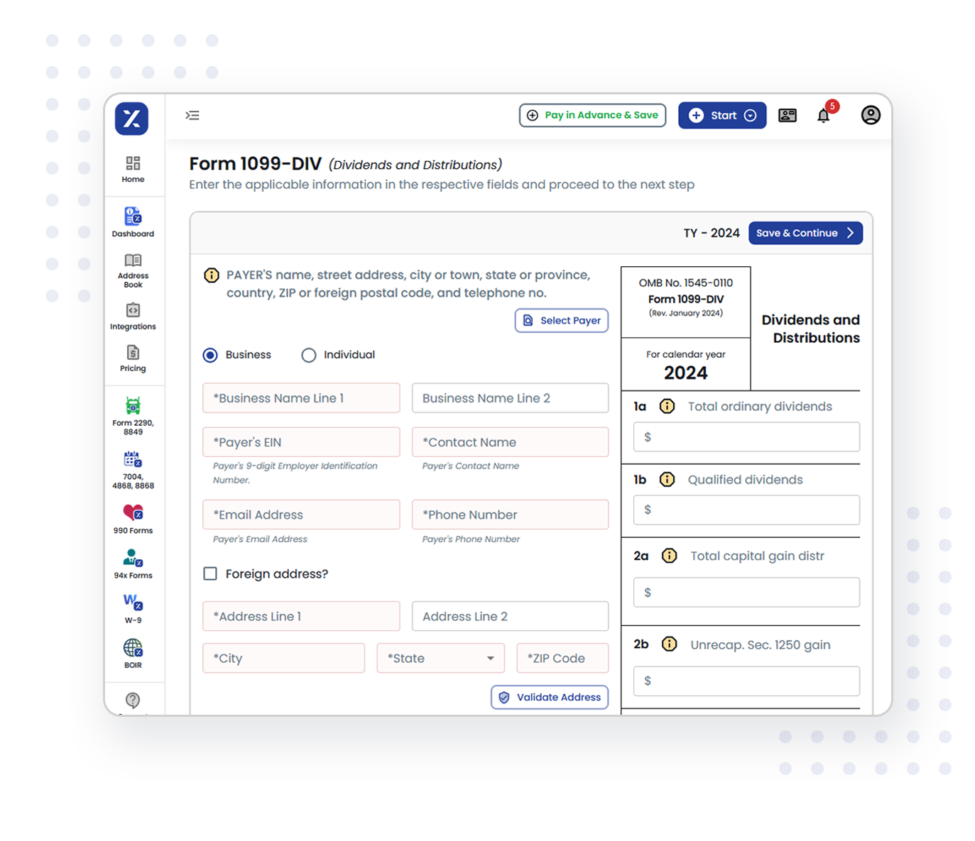 3 Simple Steps to Complete Your Form 1099-DIV E-filing