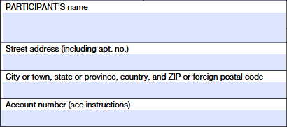 Enter the Participant's legal name