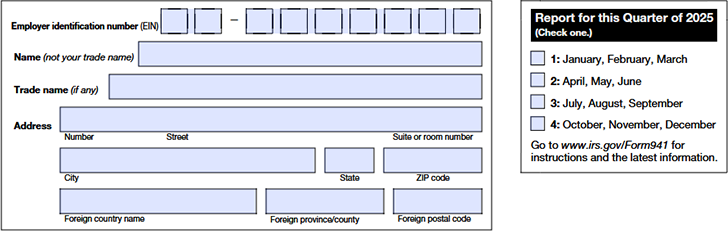 Instructions for Form 941