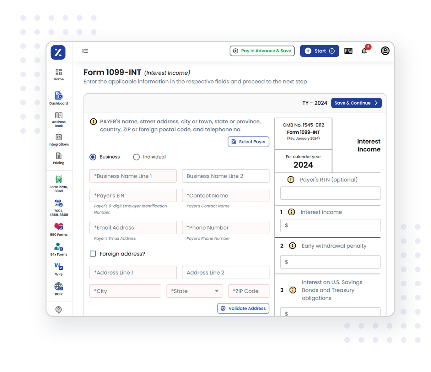 3 Simple Steps to Complete Your Form 1099-INT E-filing